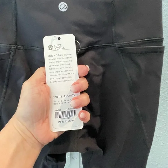 CRZ YogaLeggings Black, XS, NWT - Picture 8 of 10